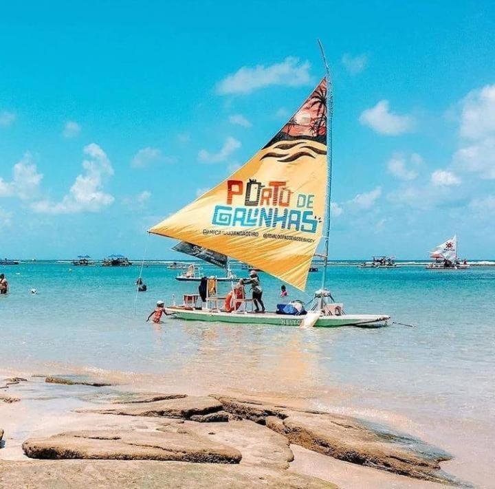 Lindo Apartamento Porto De Galinhas - Ipojuca - Com Churrasqueira E Piscina Dış mekan fotoğraf
