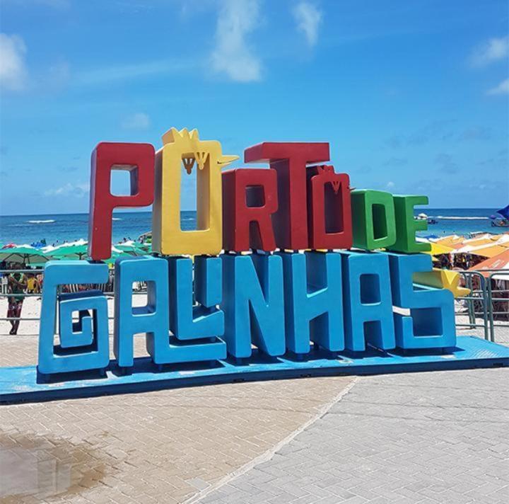 Lindo Apartamento Porto De Galinhas - Ipojuca - Com Churrasqueira E Piscina Dış mekan fotoğraf